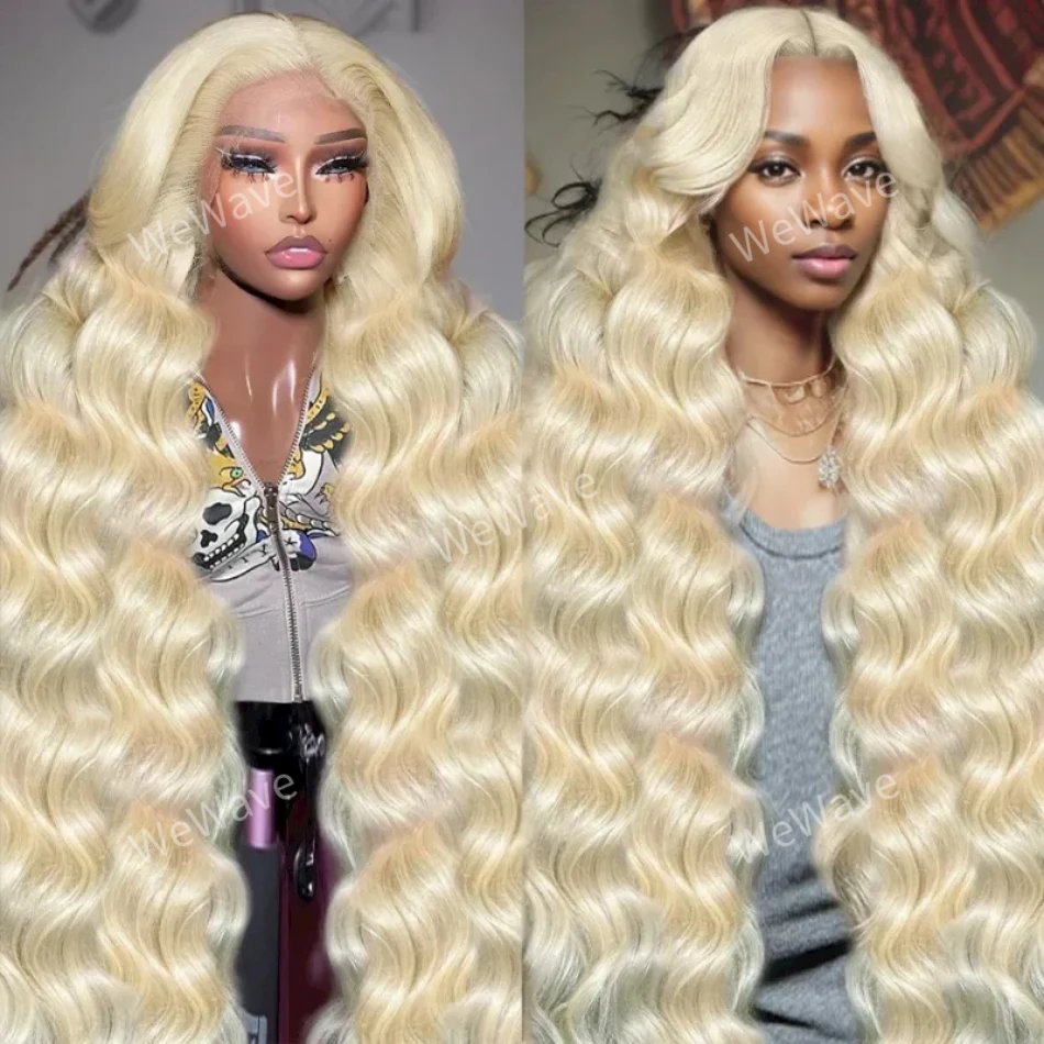 

Transparent 613 Blonde Body Wave 13x6 Lace Frontal Wigs Brazilian Colored 13x4 Front Wig Full Human Hair For Women Choice