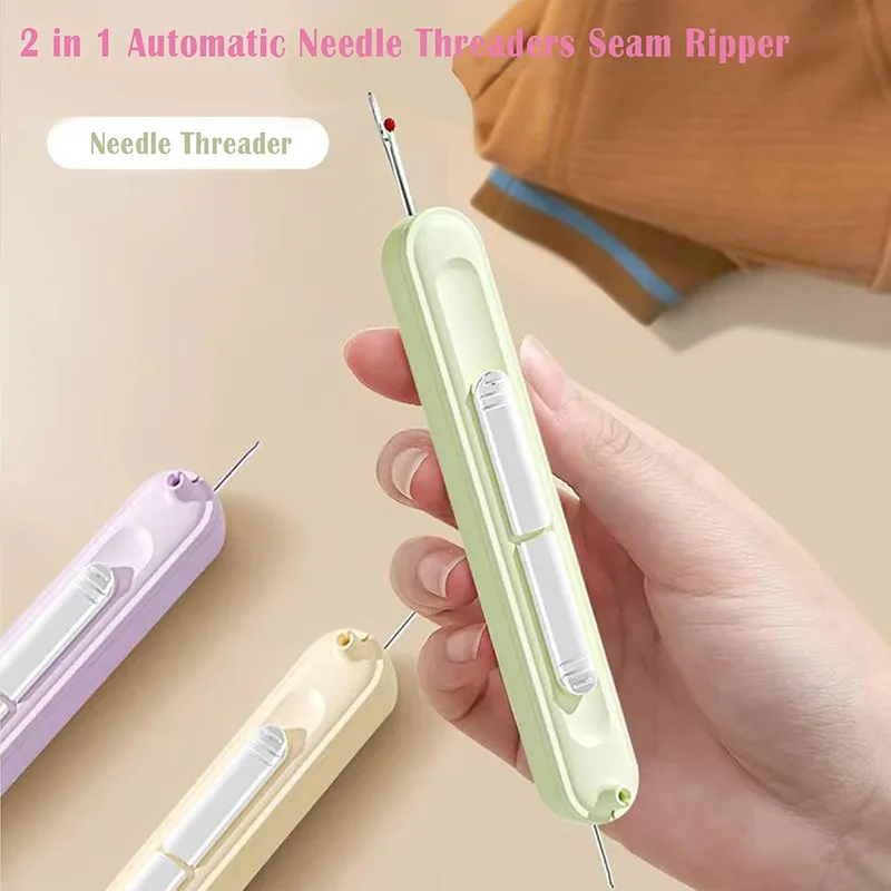 Threading Needle Threader Elderly Hand Sewing Special Tools For Home Use Multifunctional Picking Thread Remover Sewing Tools