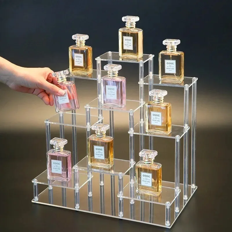 Einfache Acryl Wohnzimmer Lagerung Inhaber Transparent Kommode Schlafzimmer Lagerung Inhaber Multifunktions Kosmetik Hause Dekoration