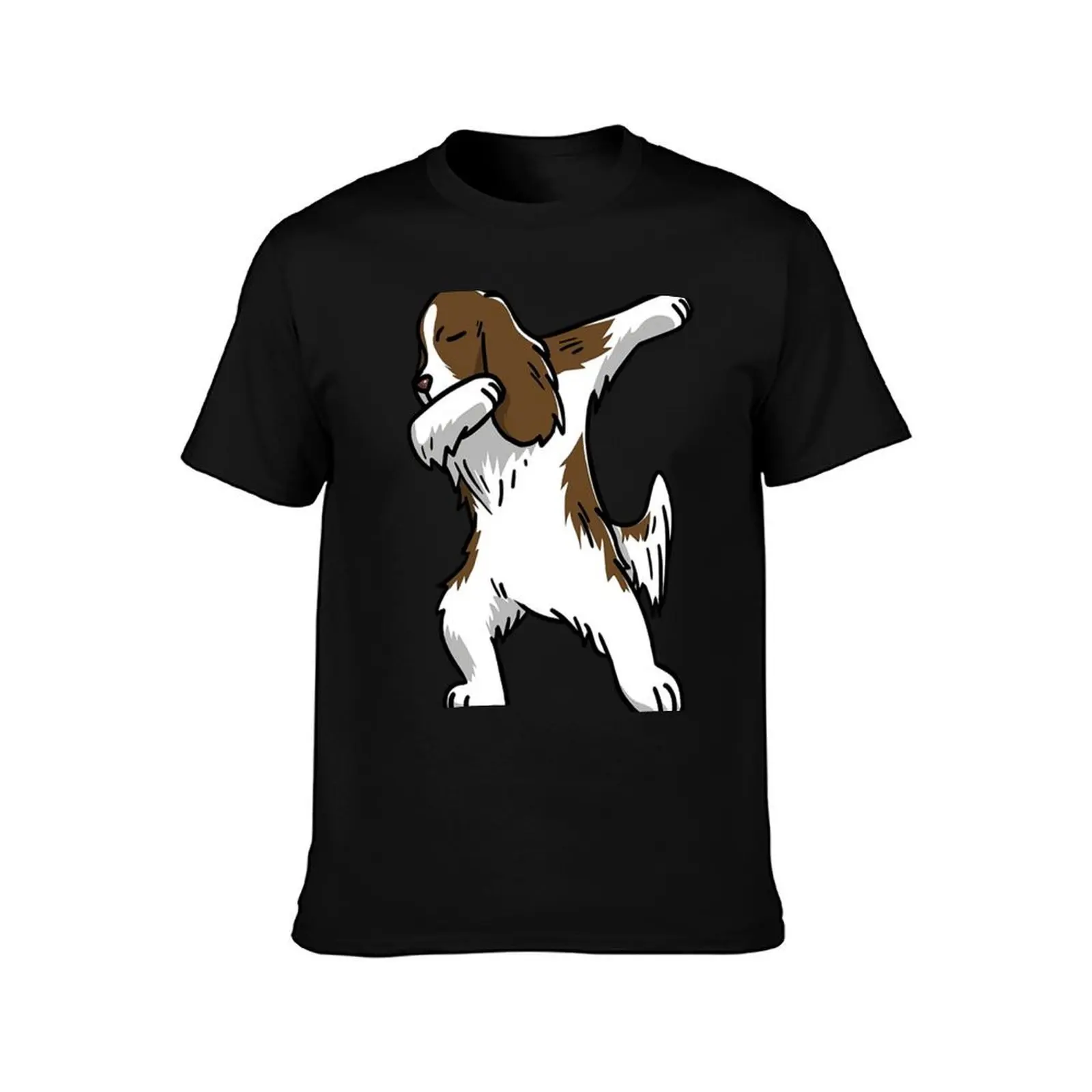 Funny Dabbing English Springer Spaniel dog Dab Dance T-Shirt Casual Everyday Wear T-Shirt