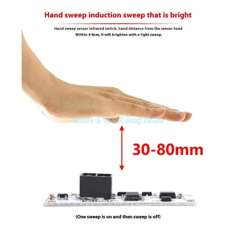 462D Infrare handgolven Sensoren Module 6modedetectie 30 mm tot 80 mm DC5V-24V