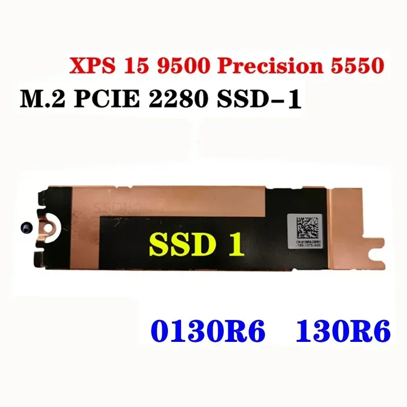 New Genuine M.2 PCIE 2280 SSD Heatsink Plate for Dell XPS15 9500 9510 9520 Precision M5550 M5560 M5570 04MX20 0VTXN3 03JJDG