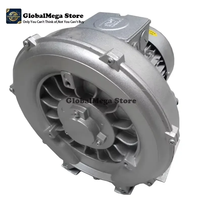 2026 Latest High Pressure Ring Air Blower 0.5HP 0.37KW Single Phase for Fish Farming Aquaculture Pond Aeration System