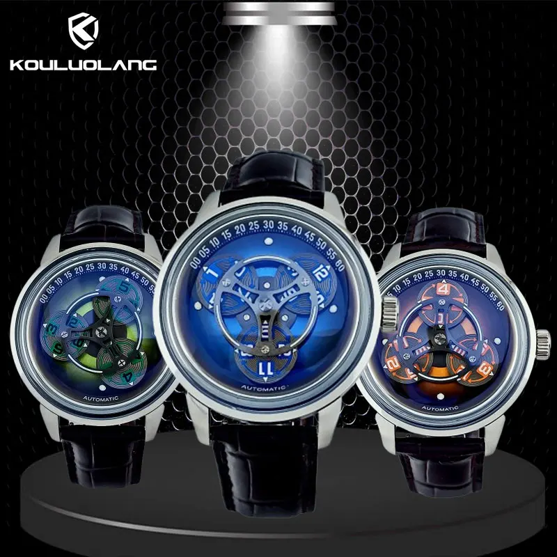 42mm kouluolang-Miyota8215 Men's luxury watch Miyota8215 Automatic mechanical movement stainless steel case high hardness glass