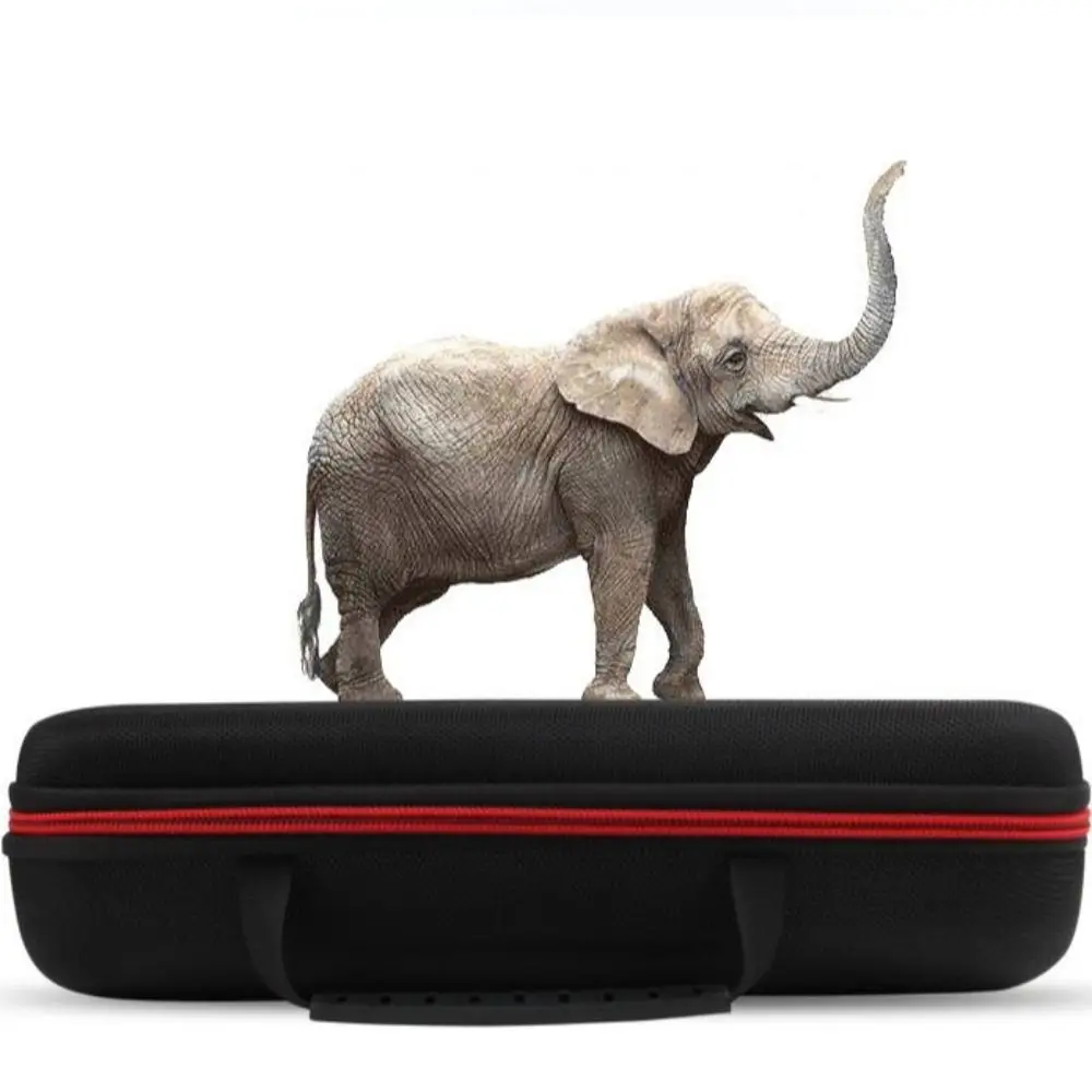 Shockproof Microphone Carry Bag Hard EVA Drop Proof Microphone Storage Bag Mesh Pocket Waterproof Microphone Carrying Case