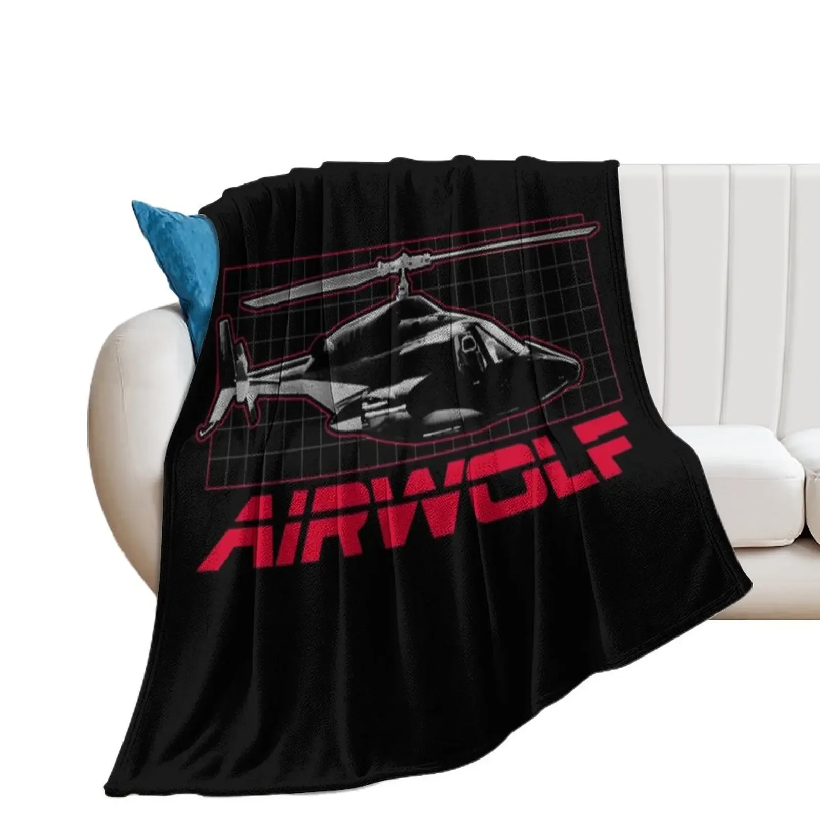 

Airwolf Throw Blanket Decorative Sofa Polar Luxury Blankets