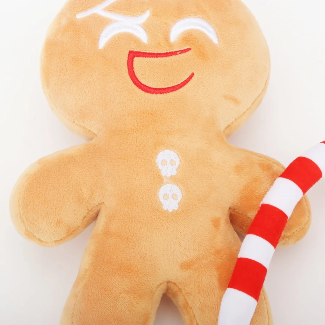 24 cm Cookie Run Kingdom Shadow Milk Cookie Plüschpuppe Lebkuchenmann Keks Stofftiere Niedliche Kinder Jungen Mädchen Geburtstagsgeschenke