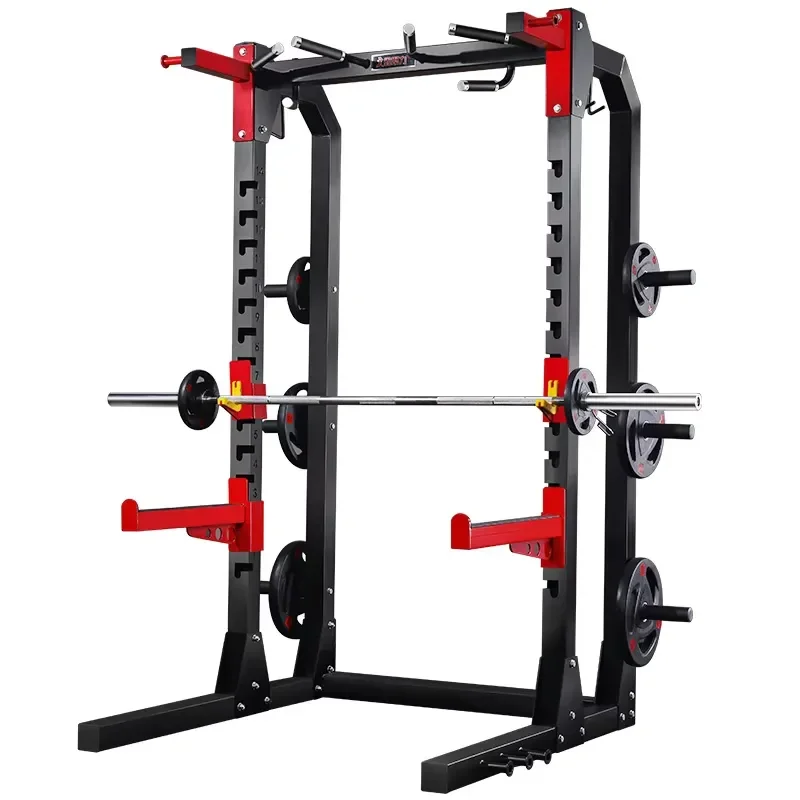 Power Rack Squat Rack with J Hook and Safety Spotter Arms Optional Conversion Kit Heavy Duty Home Gym Strength Training