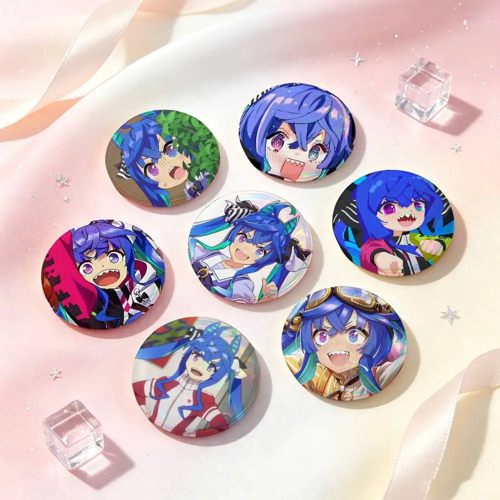 Twin Turbo Anime Figure Badges Button Round Creative Pin Brooch Badge Bag Decor Accessories Fans Collect Friends Gifts