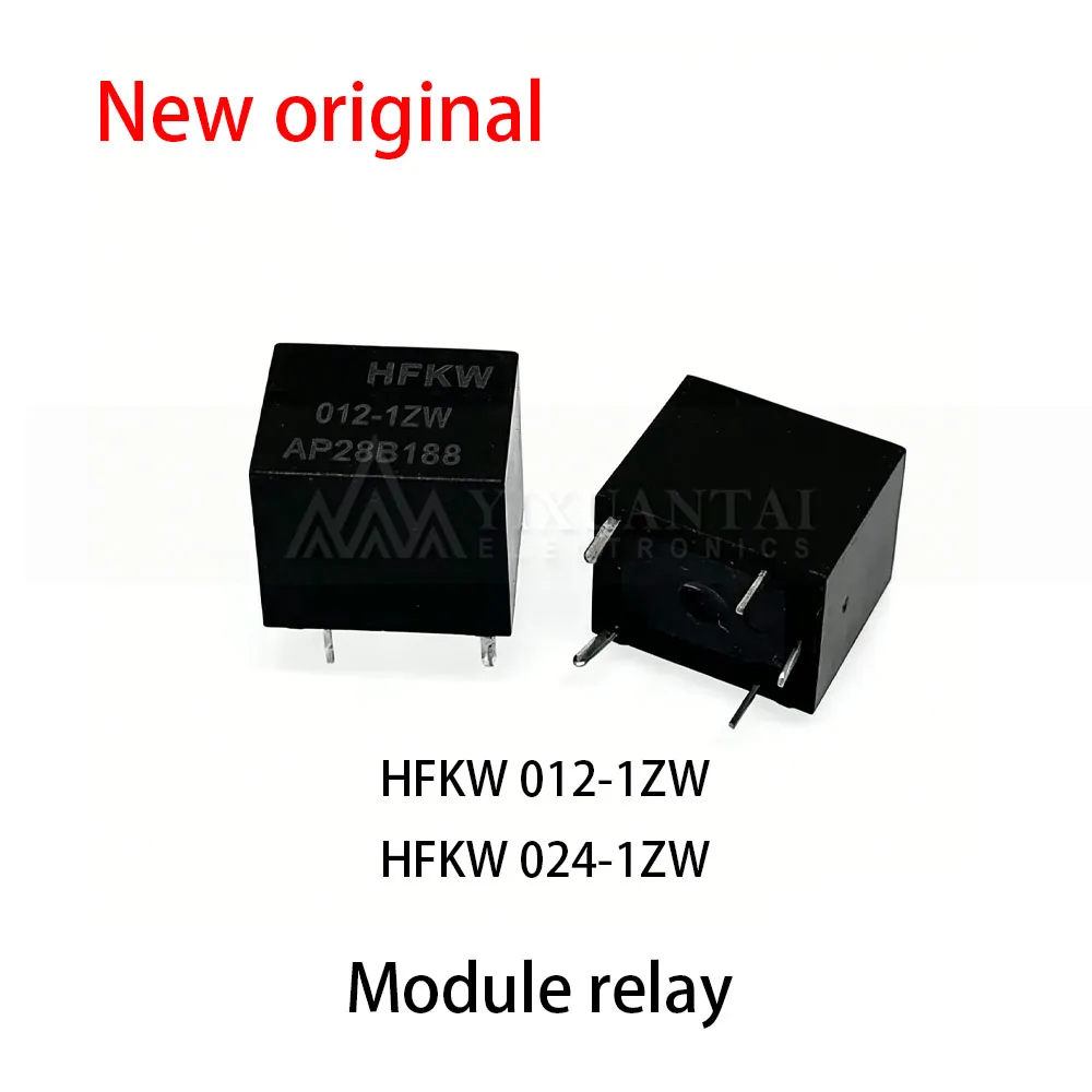 (10pcs) 100% New relay HFKW 012-1ZW HFKW 024-1ZW Module relay 5-pin one open one close 20A 12VDC