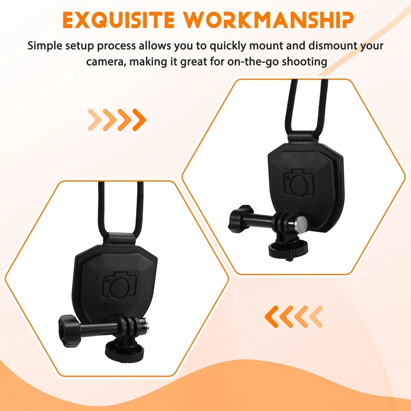 Магнитный держатель шейного ремня для крепления экшн-камеры Gopro, Insta360, DJI с ремешком