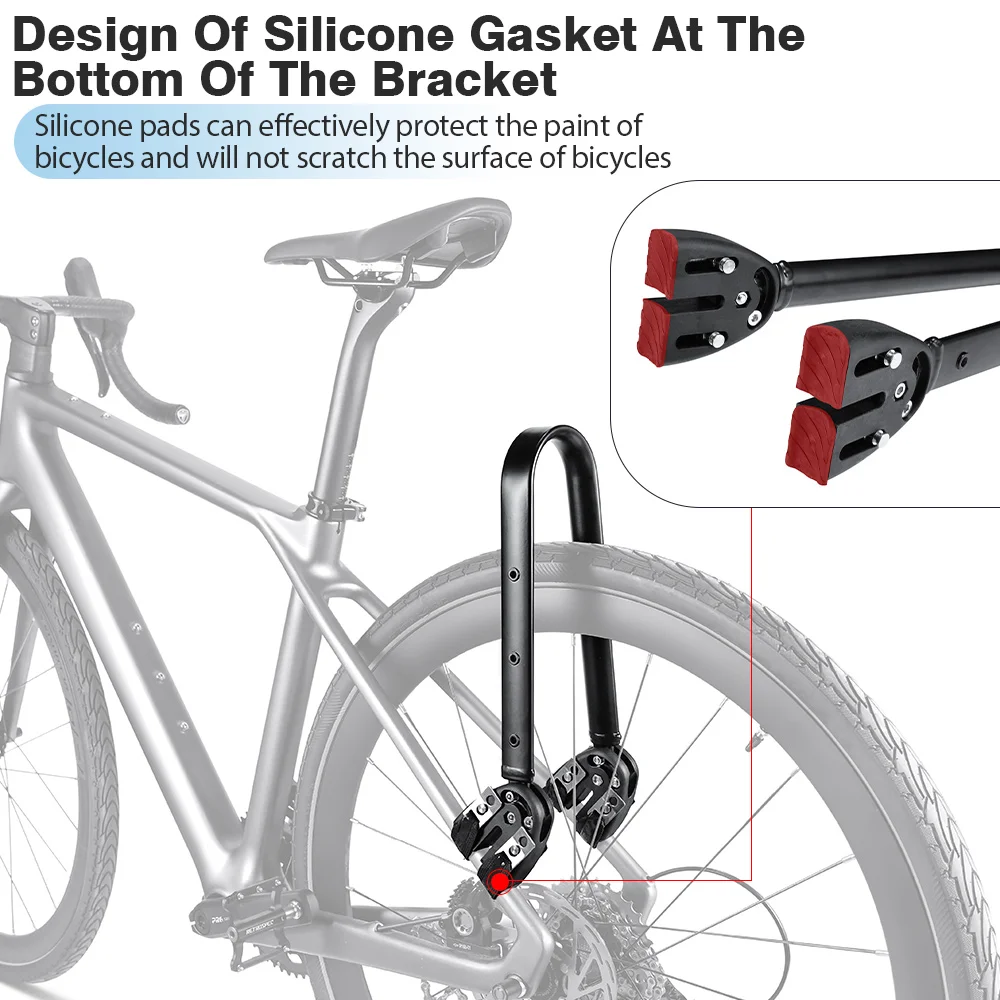 Einstellbare Aluminium Legierung Fahrrad Gepäck Träger Kies Fahrrad Universal Fahrrad Hinten Regal Gabel Regal Tasche Für Bikepacking – Detail 13