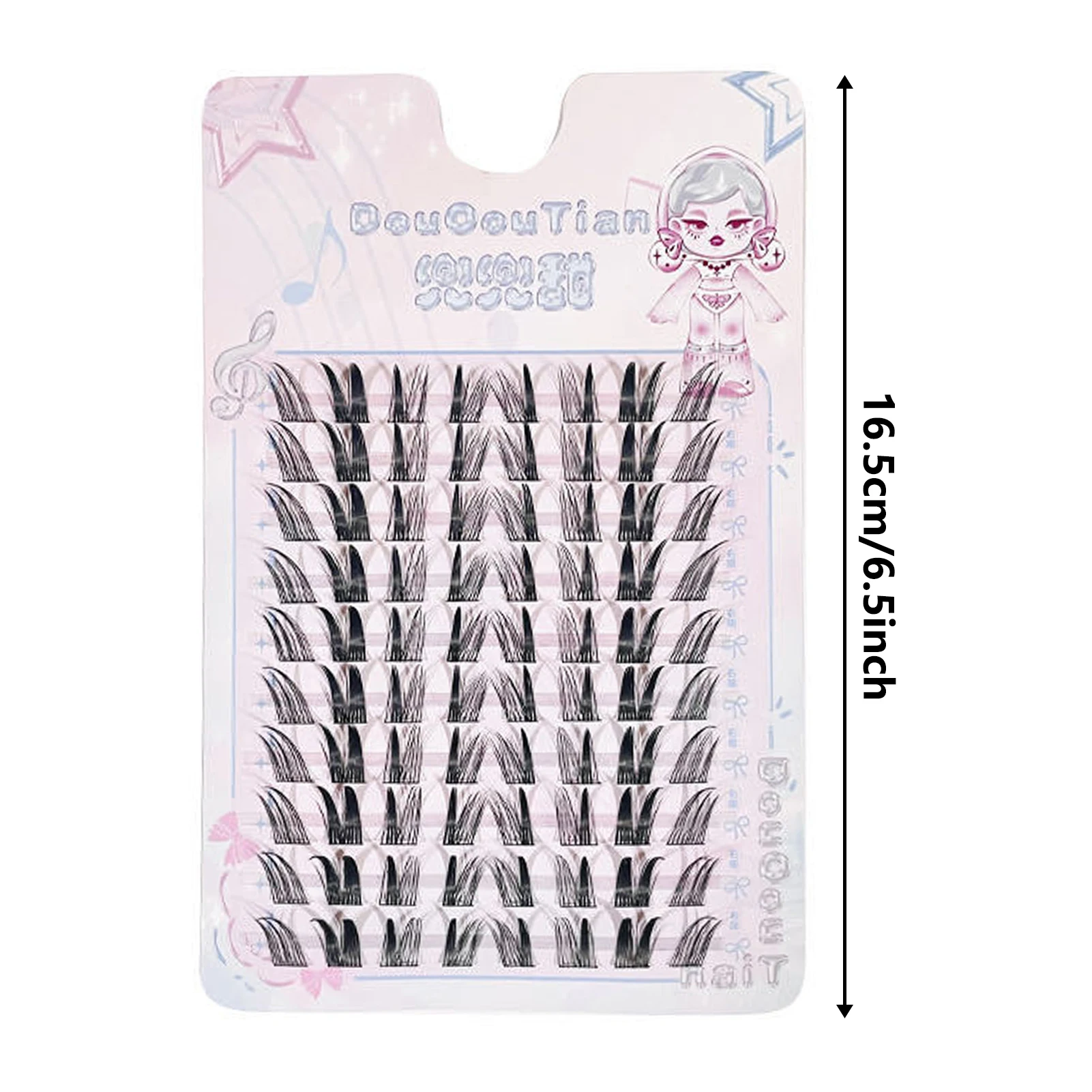 Nuevas pestañas postizas Manga, diseño de ojos de zorro Natural, grupos de pestañas individuales para maquillaje diario, extensión de pestañas, pestañas cómicas