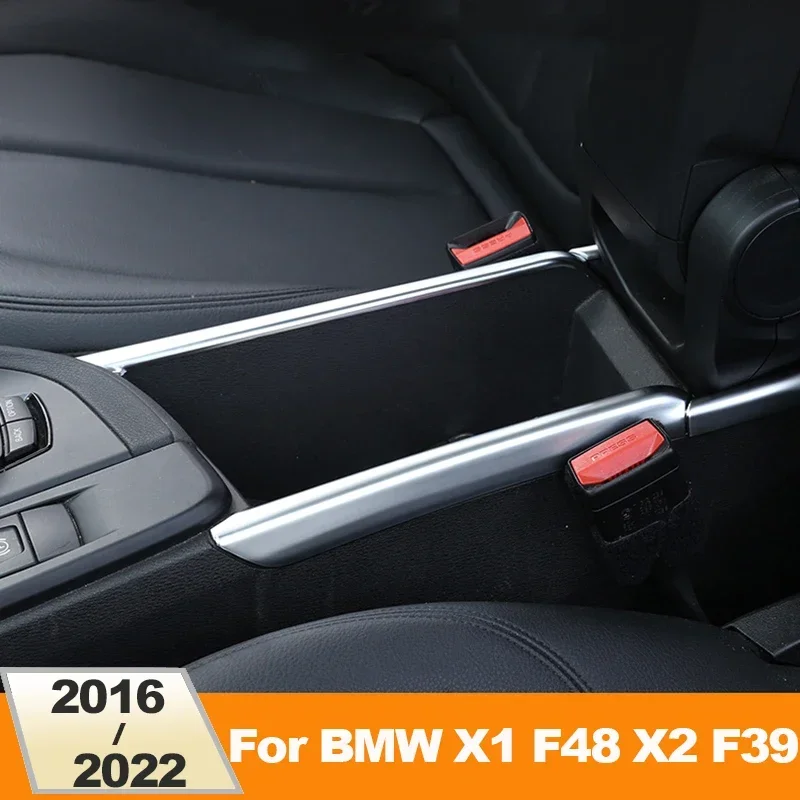 For BMW X1 F48 X2 F39 2016-2019 2020 2021 2022 Central control Armrest decorative frame decoration cover interior modification