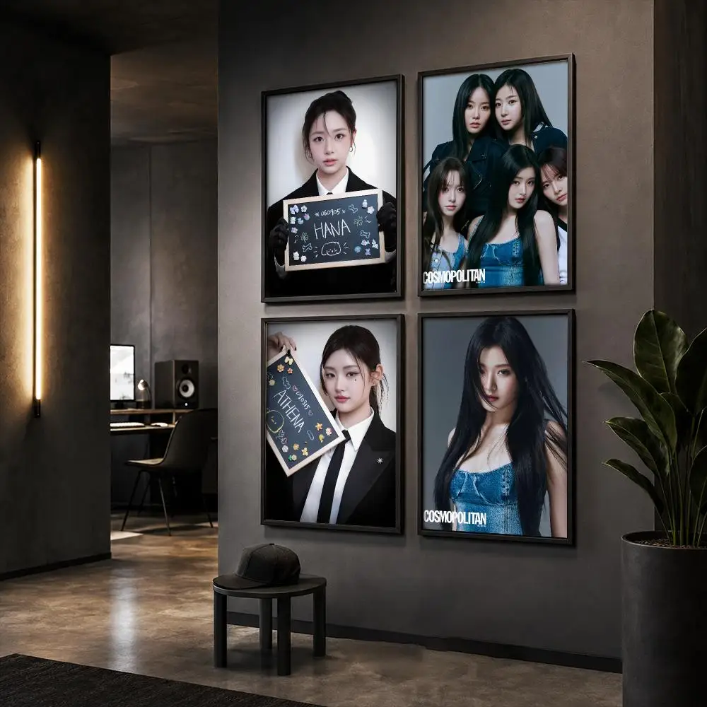 Kpop Girl Group F-Fifty Fifty Poster Wall Art Print Sticker for Bedroom Living Room Dorm Office Modern Home Decor
