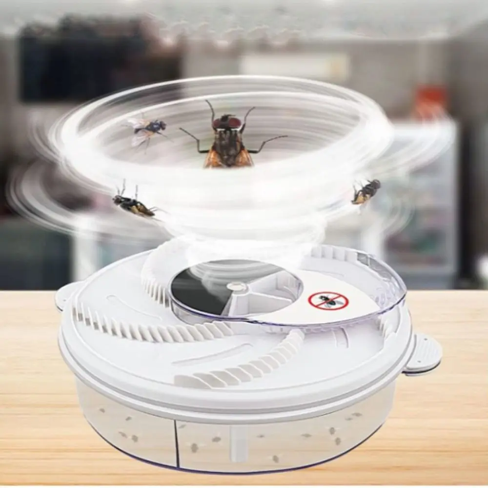 

Silent Fly Trap Physical Non-Toxic Rotary Inhalation Insect Pest Catcher Reusable USB Restaurant