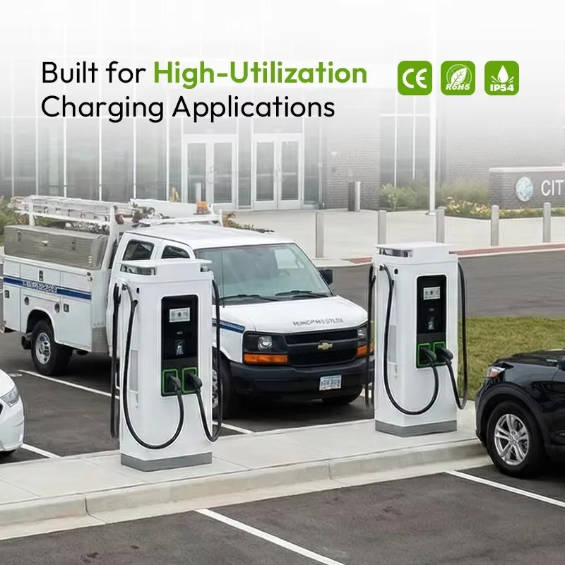 Customized Intelligent 160kW OCPP 1.6 DC EV Fast Charger 10-inch Touchscreen IP54 Protection 2-Year Warranty New Charging Floor-