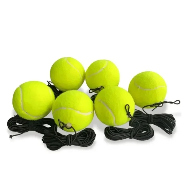 1/2/5pcs Tennis Practice Ball Training Base With Rope Tennis Training Equipment Self-Taught Rebounder Tennis Sparring Equipment