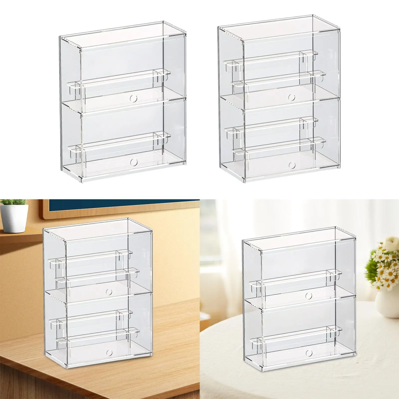 Présentoir Transparent, boîte d'exposition à collectionner, boîte de Protection anti-poussière en acrylique, vitrine de modèle de voiture, rangement de figurines