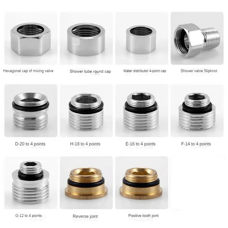 Faucet Accessor Rain Shower Faucet Adapter Water Inverted Screw Mixing Valve Bath Purifier Aerators Connector Kitchen Tap Part