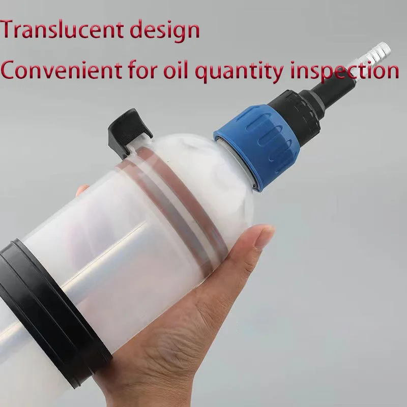 Oil Syringe Pump Syringe Liquid Extractor Pump Automobile Fuel Transfer 1500Ml Large Capacity For Brake Fluid Engine Cooolant