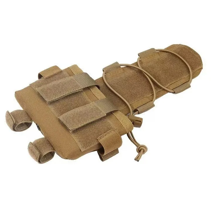 MK2 Bolsa de batería trasera casco táctico almacenamiento seguro