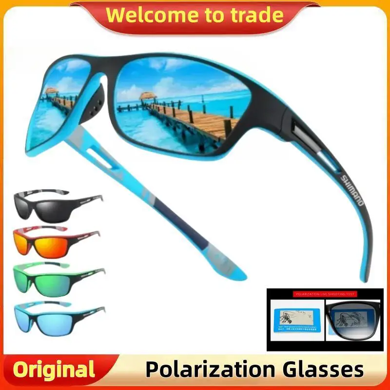 Gafas de sol polarizadas con protección UV400 para hombre y mujer, lentes para caza, pesca, conducción, bicicleta, caja opcional