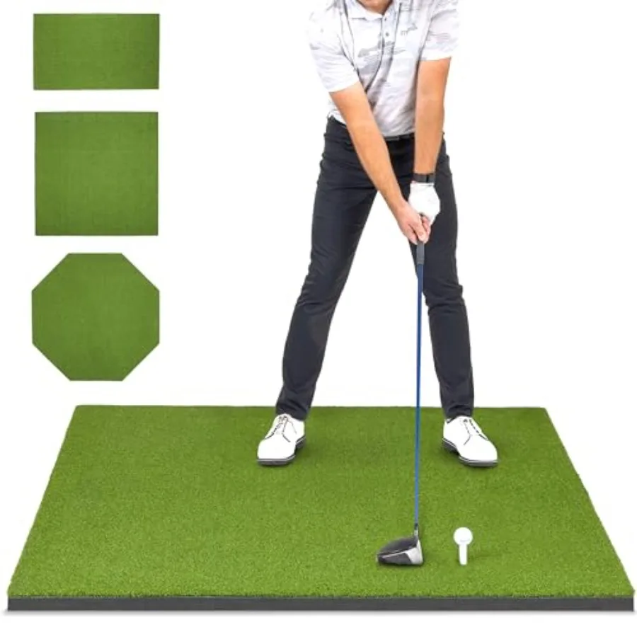 

Elite Golf Hitting Mat for Indoor and Outdoor Practice - Withstands Thousands of Shots - Heavy-Duty Turf Driving Range Mats Wor