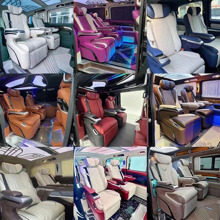 مقعد ألفارد فاخر لسيارة VIP للمركبات ، شاحنة ، MPV ، ليمو ، RV ، منزل متنقل ، عربة ، شاحنة ، مدرب ، ضبط داخلي