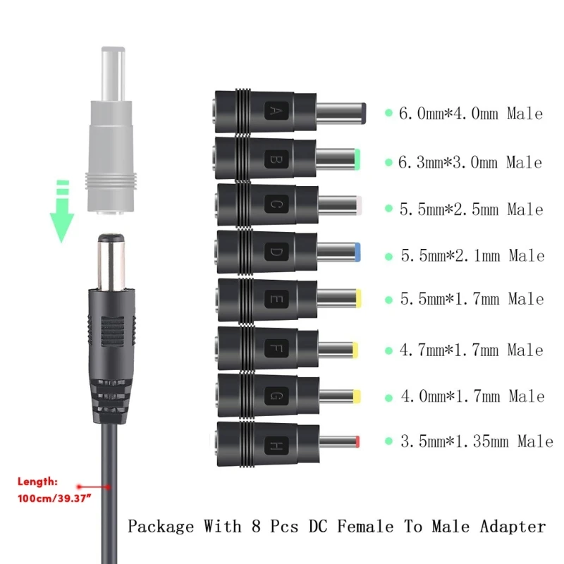 USB 5V to DC 5V 9V 12V Power Boost Line Adapter USB to DC Jack Round Hole Connector Converter Cable USB Step-up Cord