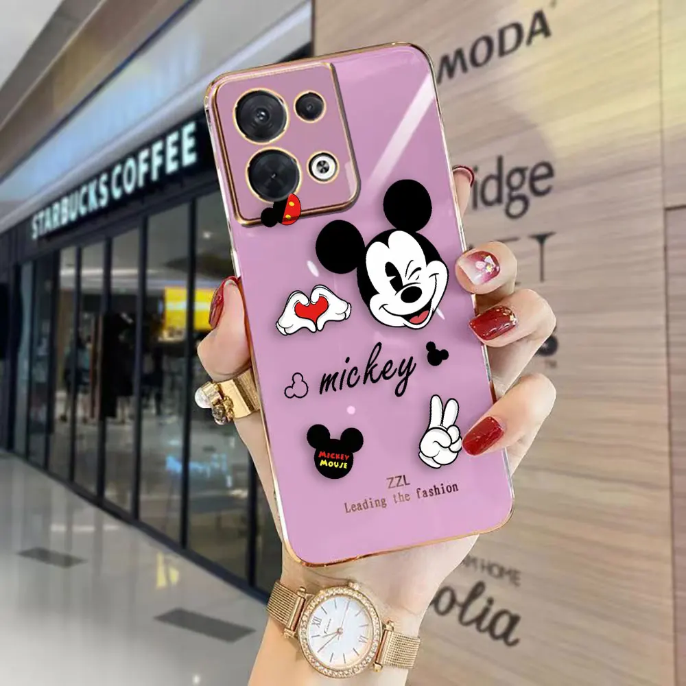 Cover Smooth E-TPU Phone Case Infinix NOTE 30 12 G96 12I 11 10 10I SMART 5 6 7 8 ZERO X 5G PRO Case Cute M-Mickey M-Minnie Mouse