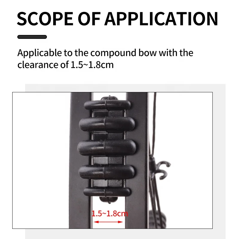 Archery Limbs Compound Bow Stabilizers Split Limb Damping Rubber Stabilizer Silencers Bow and Arrow Limb Dampener