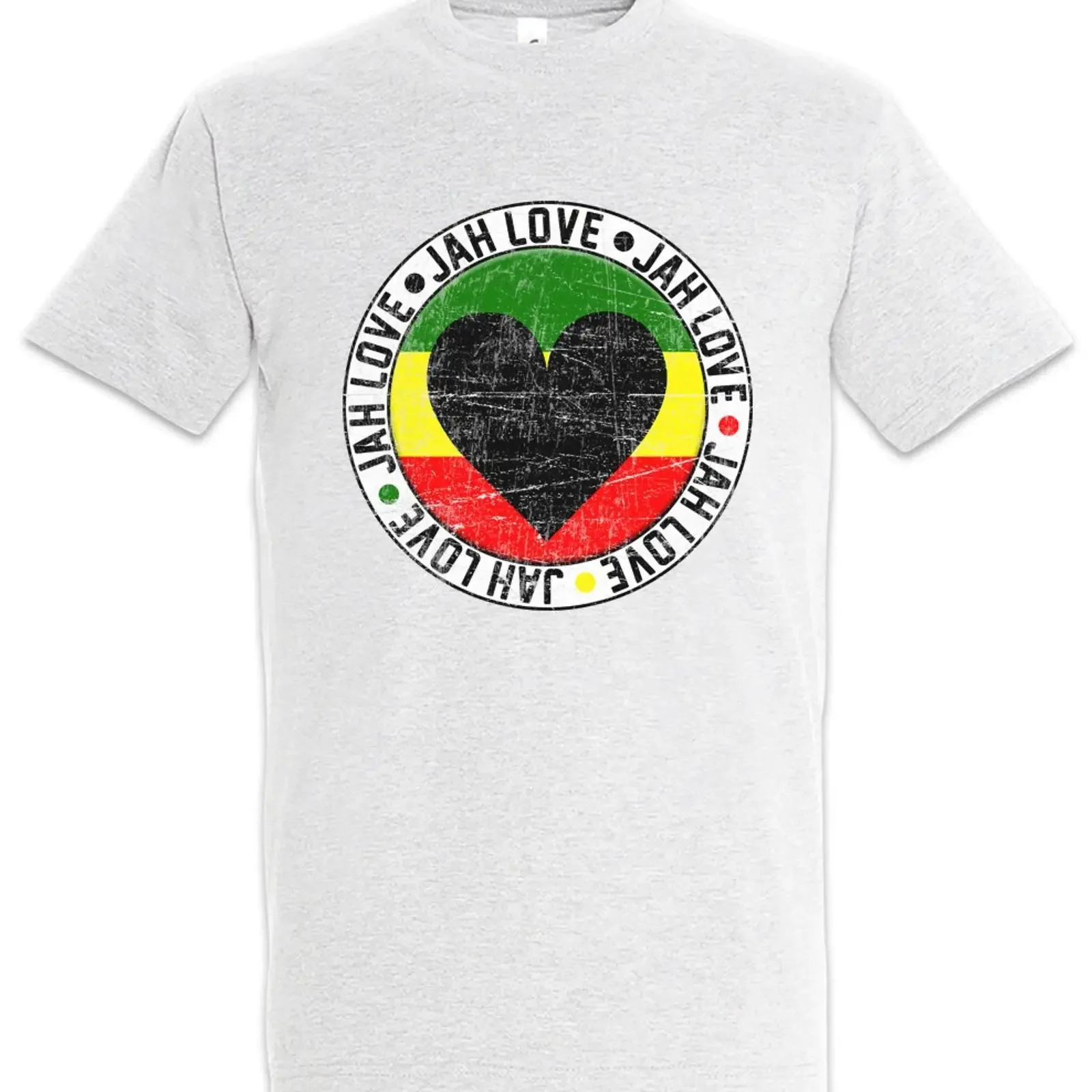 Jah Love T Shirt Rasta Babylon Irie Ska Reggae Jamaica Africa Rastafari Music vintage Washed streetwear designer clothes
