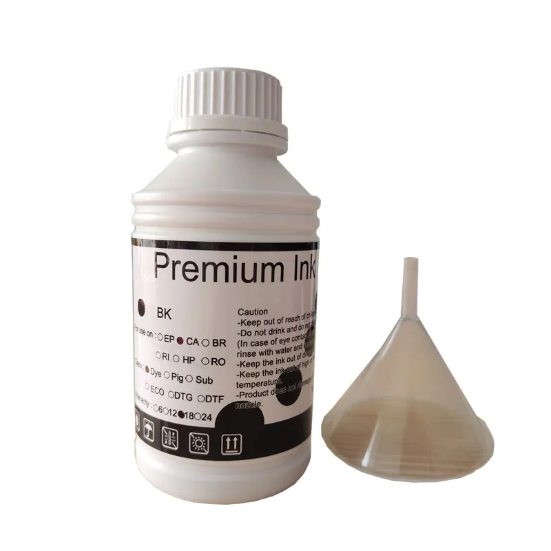 500ML Dye Ink For Canon PFI-102 Refill For IPF500 IPF510 IPF600 IPF605 IPF610 IPF700 IPF710 ipf720 ipf750 ipf755 Printer