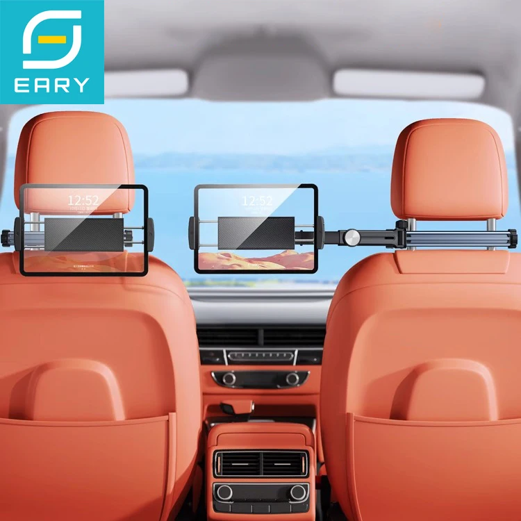 

Eary Tablet Holder for Car Headrest Car Phone Stand Mount Back Seat Extension Arm 360°Rotate Adjustable Trip Essentials for Kids