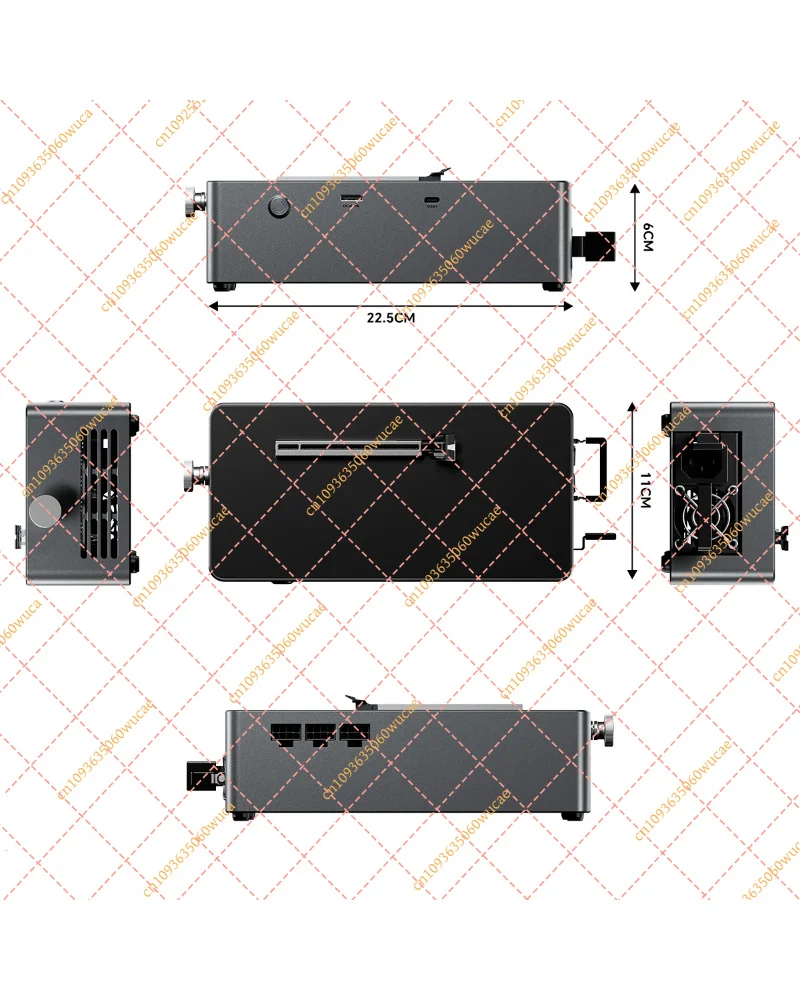 AG02 External Graphics Card Dock OCuLink USB4 Interface 800W Huntkey Power Supply For Gaming PC