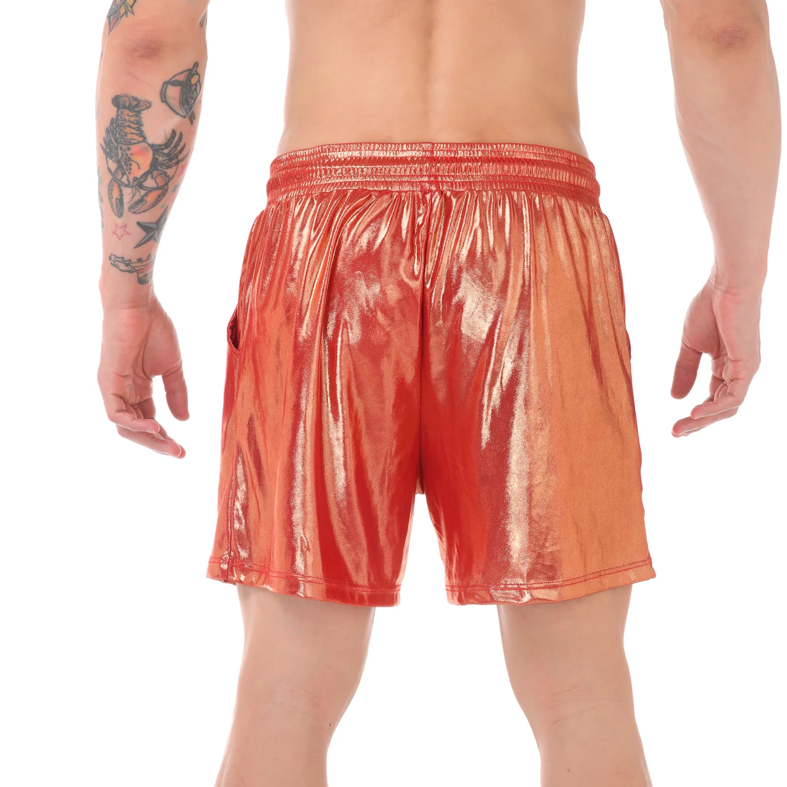 Männer Lose Sport Shorts Mann Lauf Boxer Ultra Dünne Fitness Gym Kurze Hosen Sommer Shinny Quick Dry Freizeit Jogginghose Böden – Detail 15