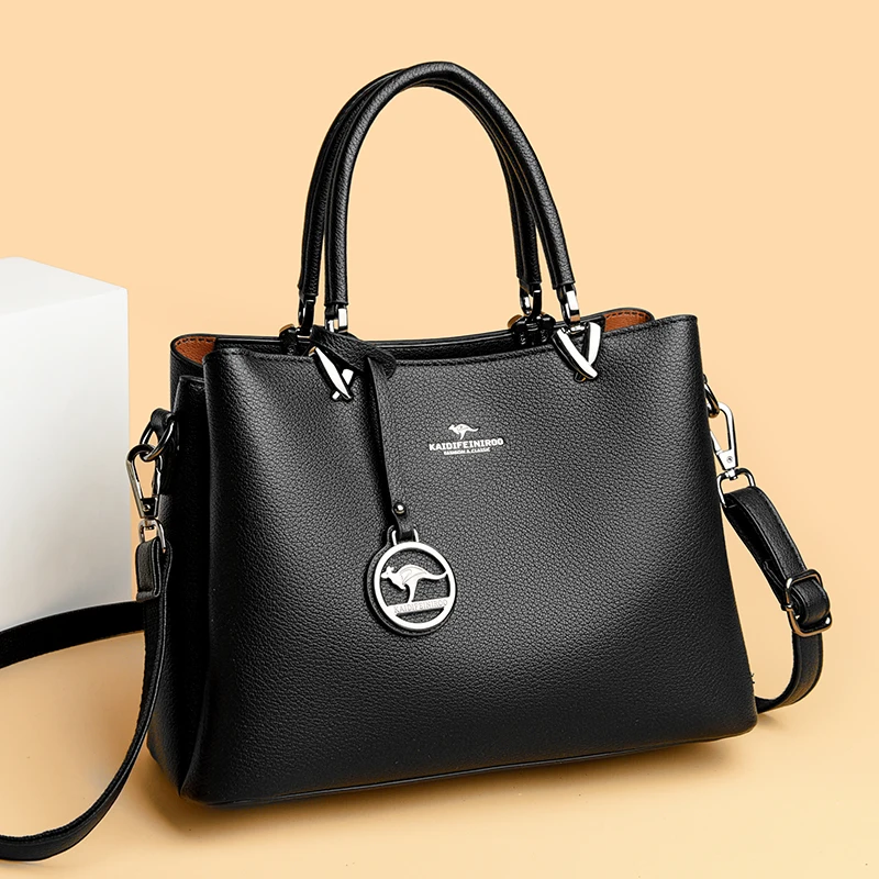 

Luxury Designer Handbag Brand High Quality Soft Leather Bags 2025 Sac Crossbody Shoulder Bag For Womens Casual Tote Bag Bolsos