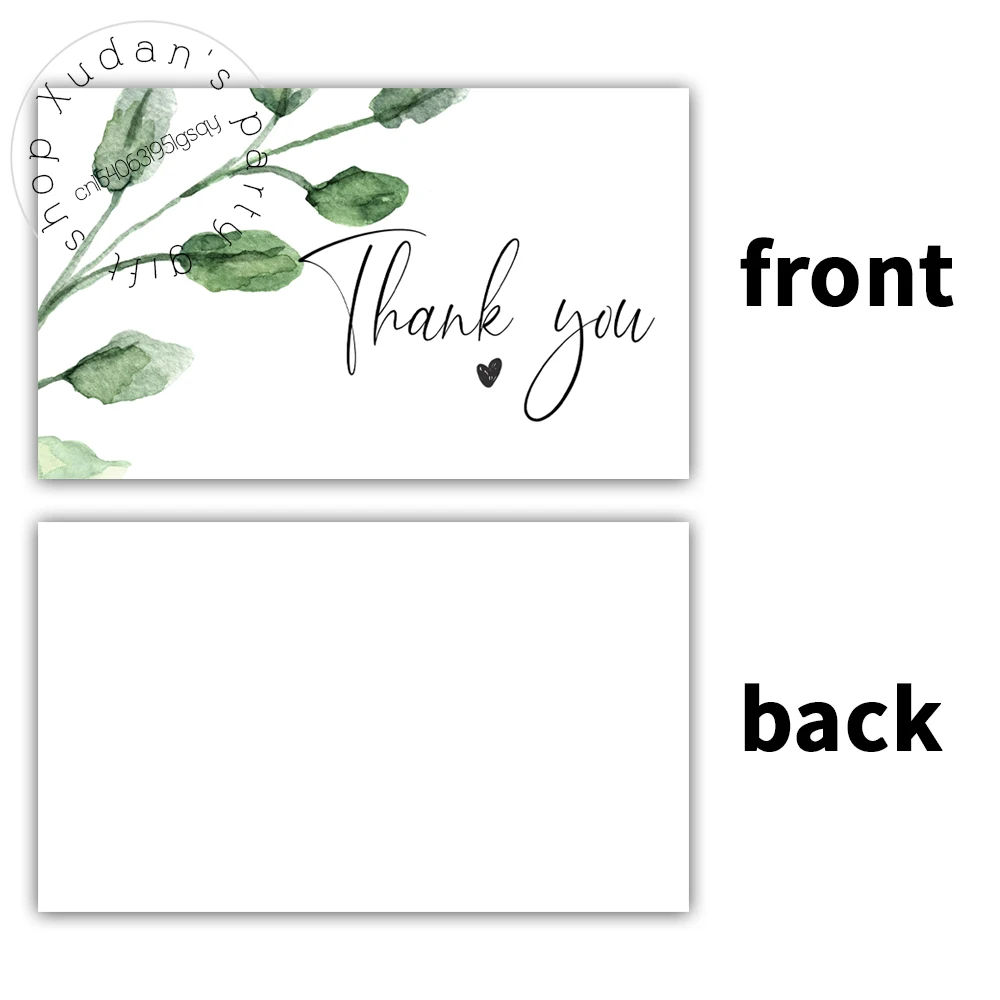 30pcs Thank You for Supporting My Small Business Card Thanks Greeting Card Appreciation Cardstock for Sellers Gift Merci Card