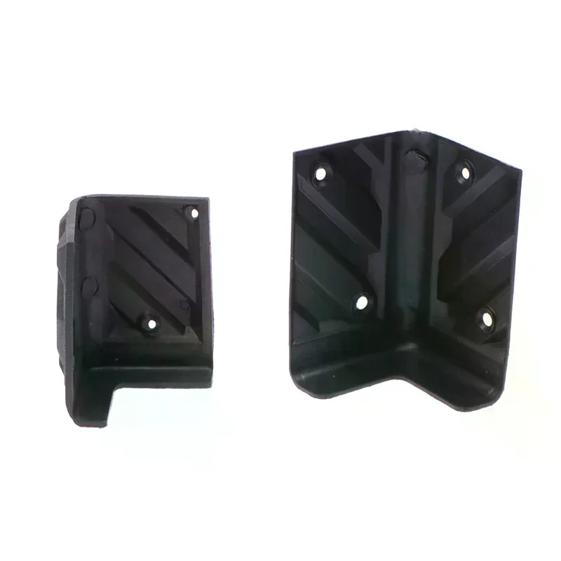 2pcs Black Plastic Right Angle Rounded Speaker Corner Protector Replacements for Guitar Amplifier Stage Cabinets