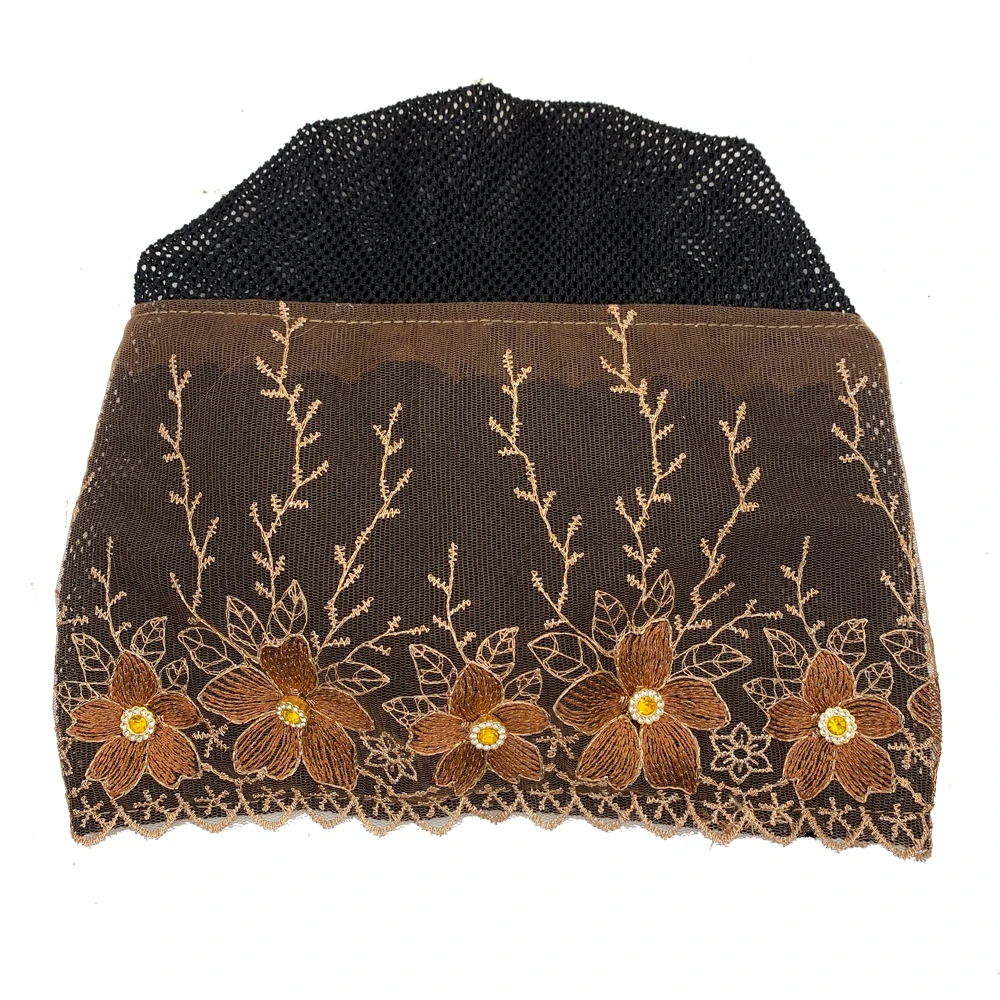 Stickerei Turban Kappe für Frauen Sommer Atmungsaktive Kopf Wraps Motorhaube Muslimischen Unter Schal Hut Krebs Chemo Hüte Turbante mujer – Detail 10