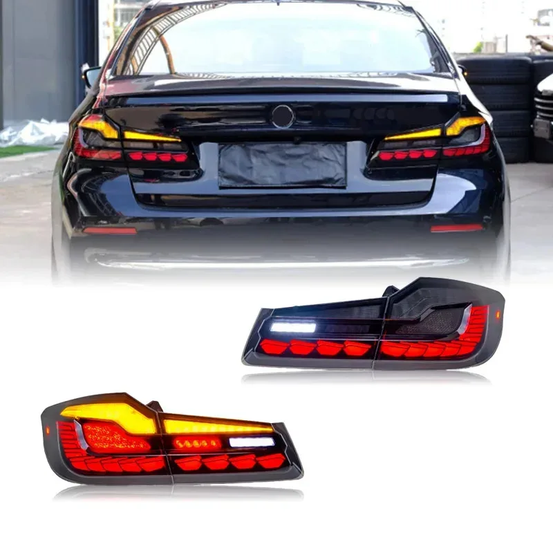 Dynamic Dragon Style LED Tail Lamp Assembly For  G30 G38 5 Series 2017-2022 New Condition Rear Car Light