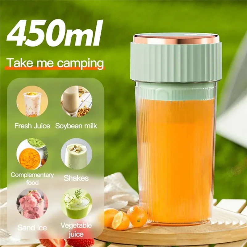 

FGGS-Wireless Portable Fruit Mixer Juicy Blender Juicer Machine USB Charge Portable Handheld Juicer