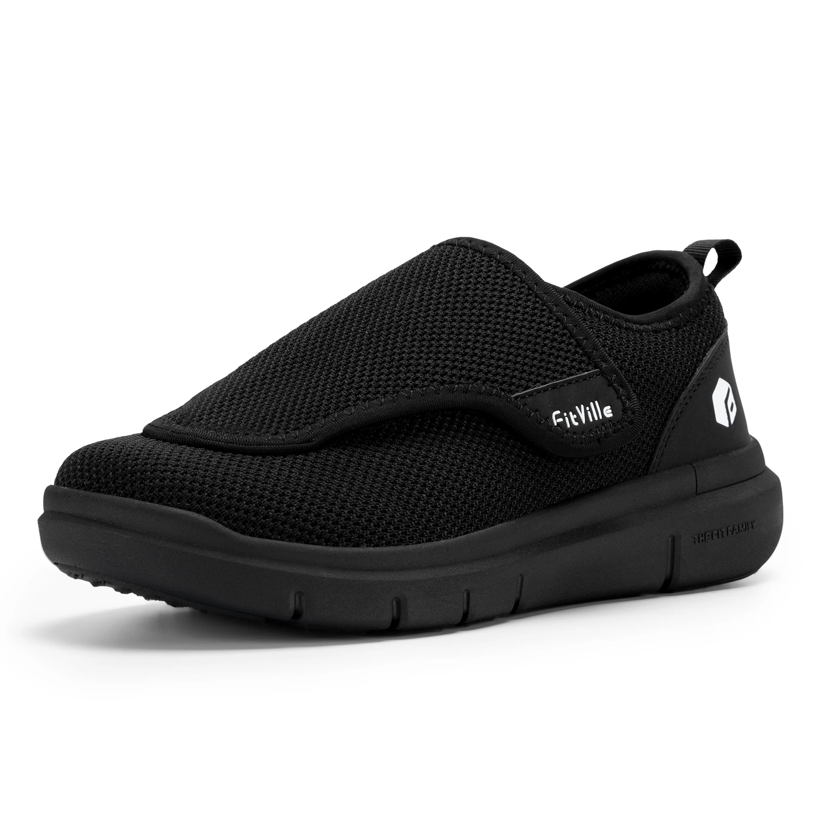 FitVille Damen-Diabetikerschuhe in weiter Ausführung, atmungsaktive orthopädische Sneaker, bequeme Schuhe für ältere Menschen mit geschwollenen Füßen – Detail 22