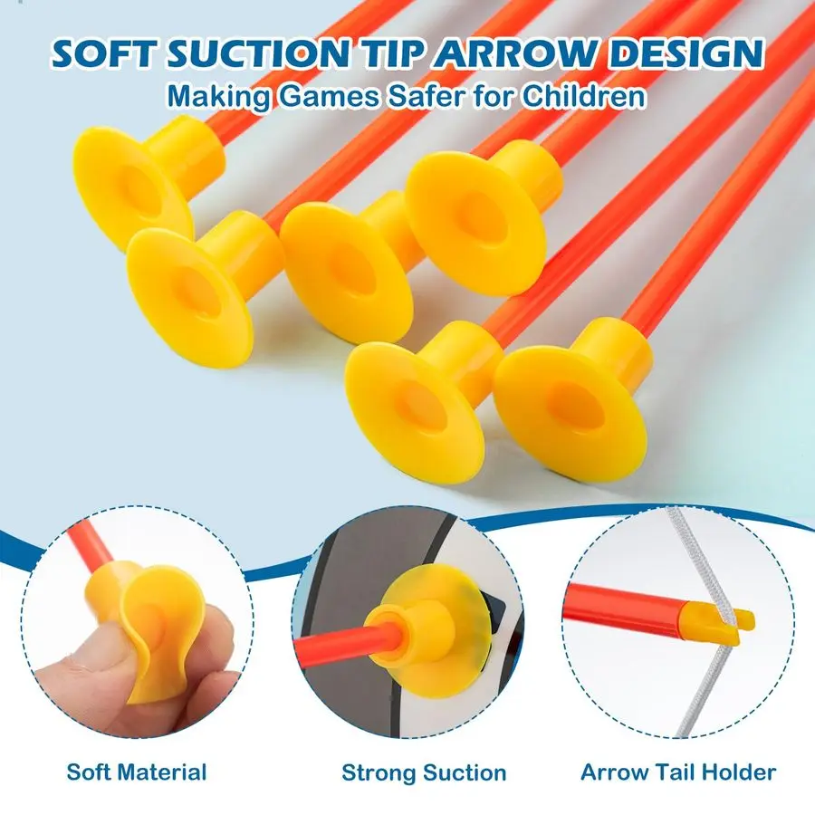 Standing Target Archery Set with Bow amp Arrows for Kids 412 Years Old, Outdoor Sports Toy Gift for Boys amp Girls Blue Green