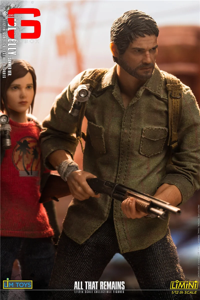 LIMTOYS LMN004 LMN005 LMN006 Scala 1/12 Joel Ellie 6 pollici Maschio/Femmina Set Completo Solider Action Figure Giocattoli di Modello