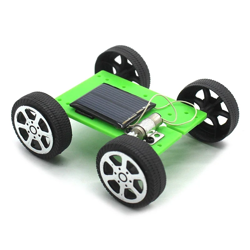 Children Puzzle Toys DIY Solar Toy Car Assembly Solar Car Mini Solar Racing Children's Technology Model Enlightenment Solar Toys