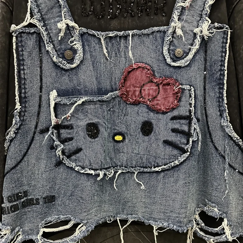 Jesienna bluza damska z efektem postarzenia, imitacja dwuczęściowej, z długim rękawem, okrągłym dekoltem, luźna, codzienna, słodka bluza Y2k z kapturem.