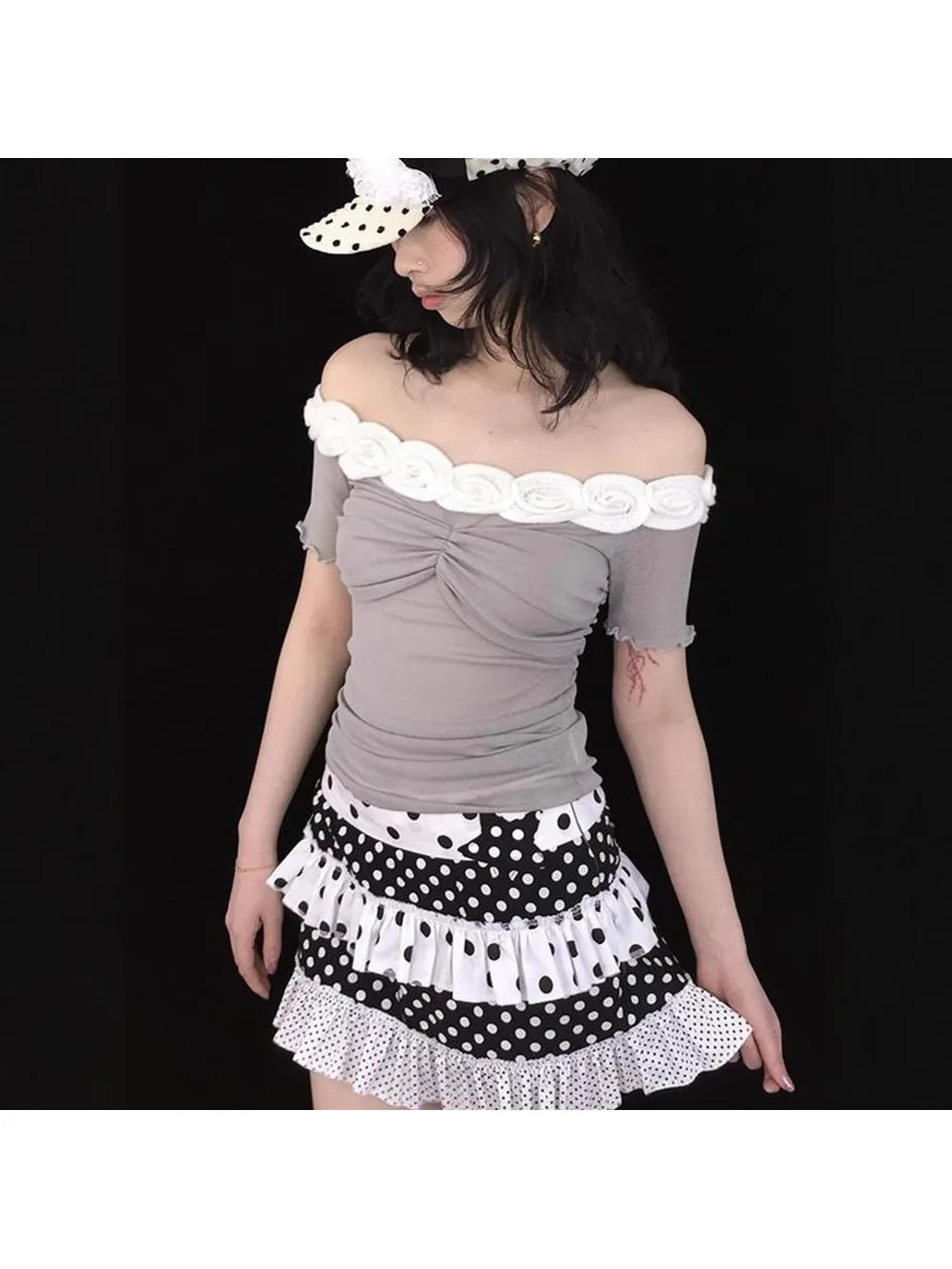 

2026 Summer Trendy Women's Skirts, European and American Spicy Girls, Retro Style Cake Skirt, Versatile for Daily Parties