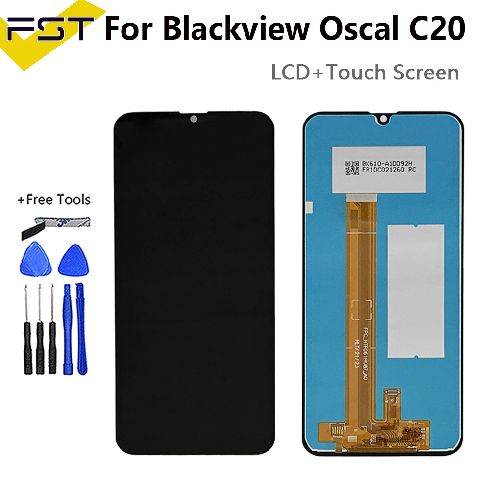 Original For Blackview OSCAL C80 LCD Display For Blackview Oscal C20 C30 S70 S60 Pro C60 C70 S80 Tiger 12 LCD Screen Display